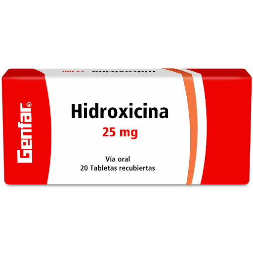 HIDROXICINA 25MG X 20 TAB. GENFAR