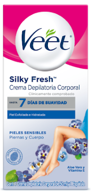 CREMA DEPILATORIA VEET CORPORAL PIEL SENSIBLE 50ML