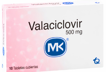 VALACICLOVIR 500 MG 10 TAB MK