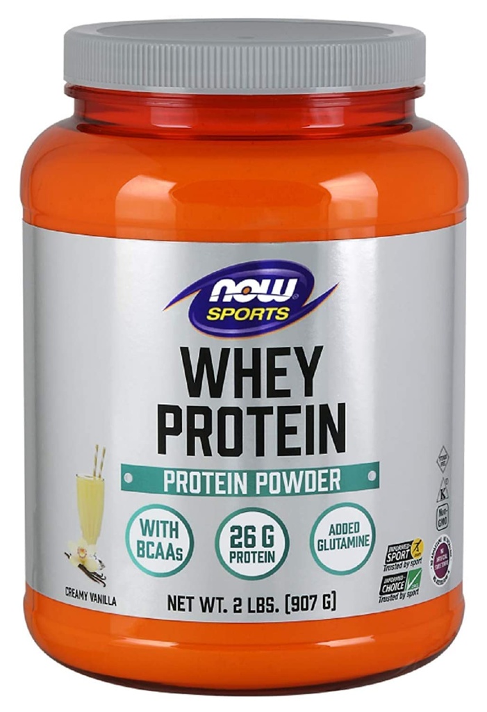 WHEY PROTEIN SABOR VAINILLA 907G NOW