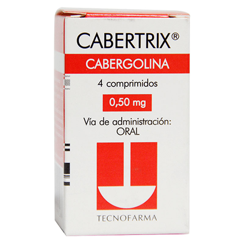 CABERTRIX 0,50MG X 4 COMP TECNOFAMRMA
