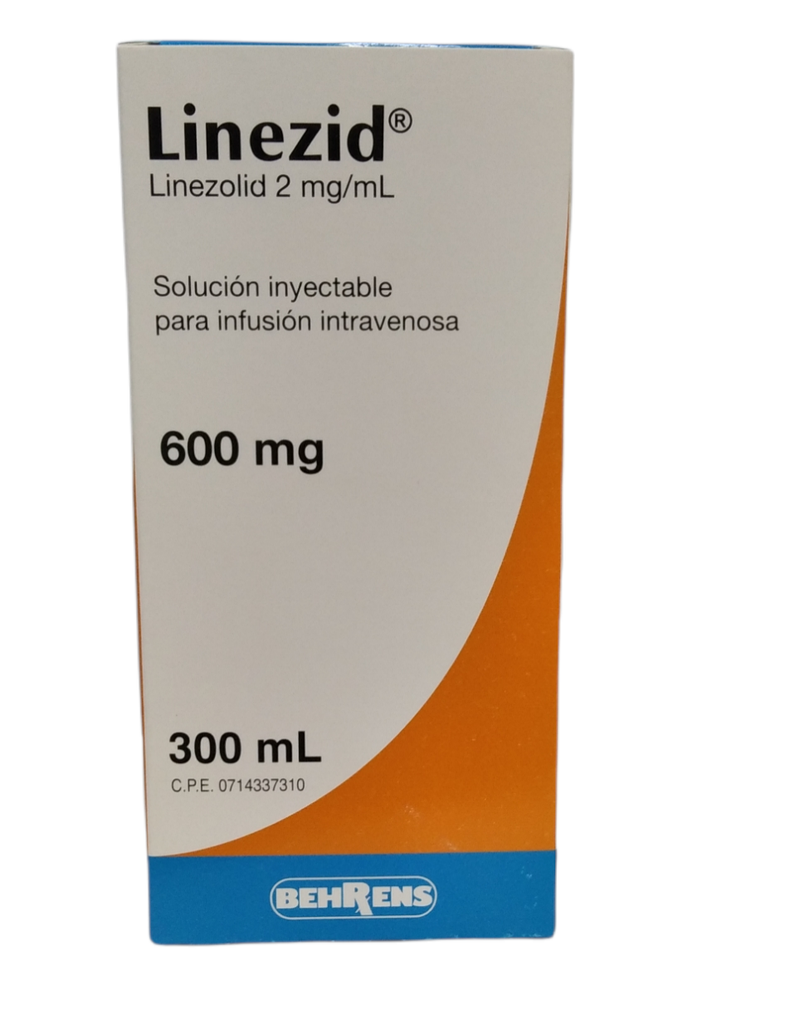 LINEZID 2MG/ML - 600MG 300ML BEHERENS