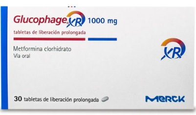 GLUCOPHAGE XR 1000MG  30 TAB MERCK