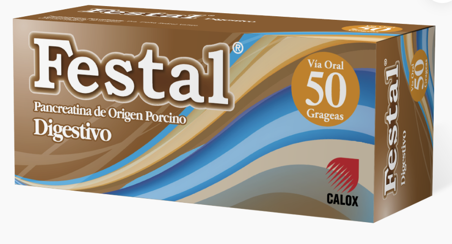 FESTAL X 50 TAB CALOX