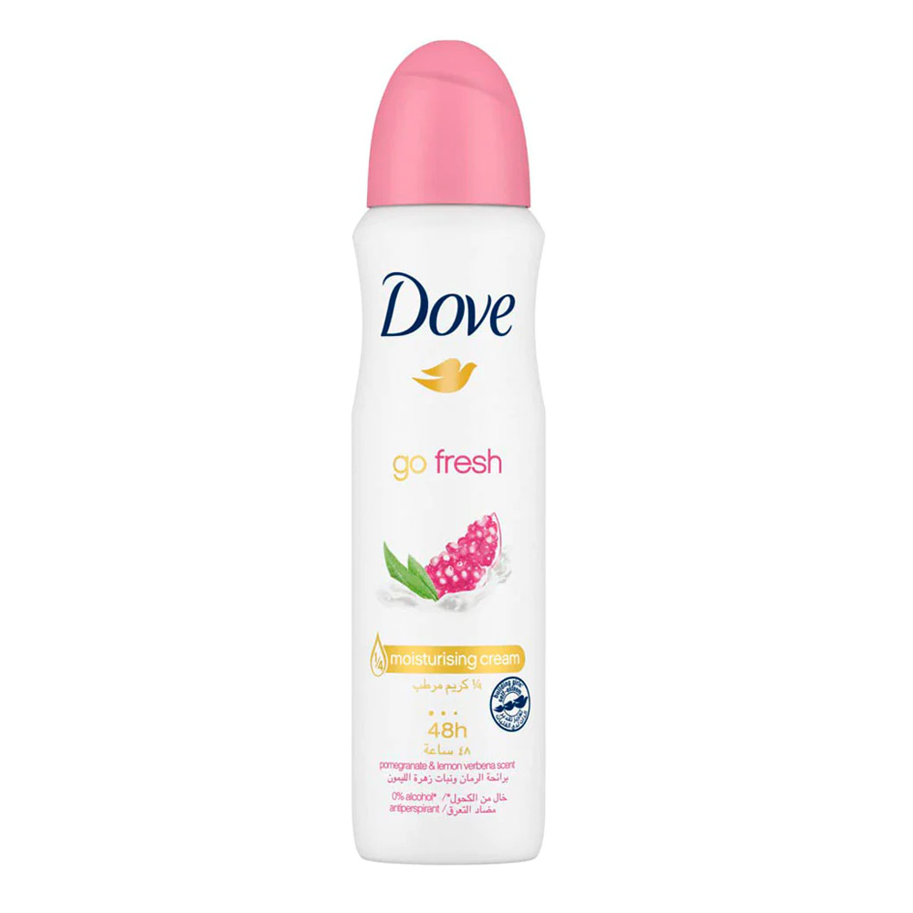 DOVE GO FRESH PORMEGRANATE AND LIMON VERBANA SCENT 48H 150ML