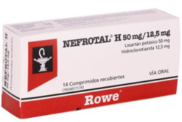 NEFROTAL H 50/12.5MG 14COMP ROWE
