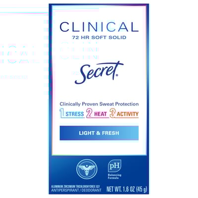 CLINICAL SECRET 1, 2, 3 LIGHT AND FRESH 45G