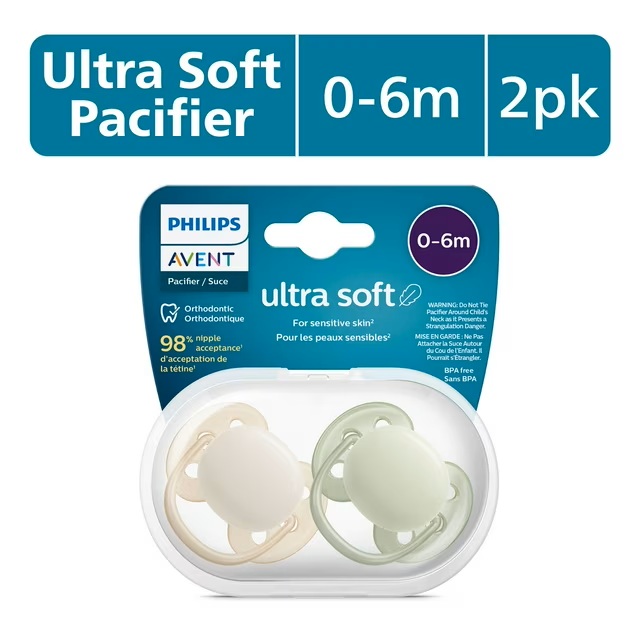 CHUPONES PHILIPS AVENT ULTRA SOFT 2UND 0-6M