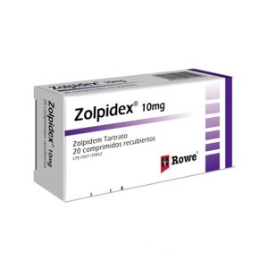 ZOLPIDEX 10MG X 20 COMP ROWE