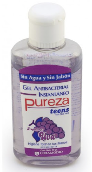 PUREZA TEENS UVA GEL ANTIBACTERIAL 80G