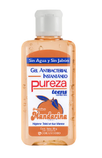 PUREZA TEENS MANDARINA GEL ANTIBACTERIAL 80G
