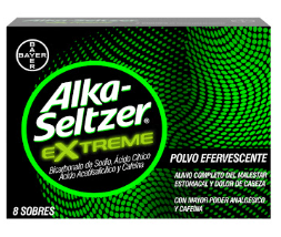 ALKA SELTZER EXTREME X 8 SOBRES