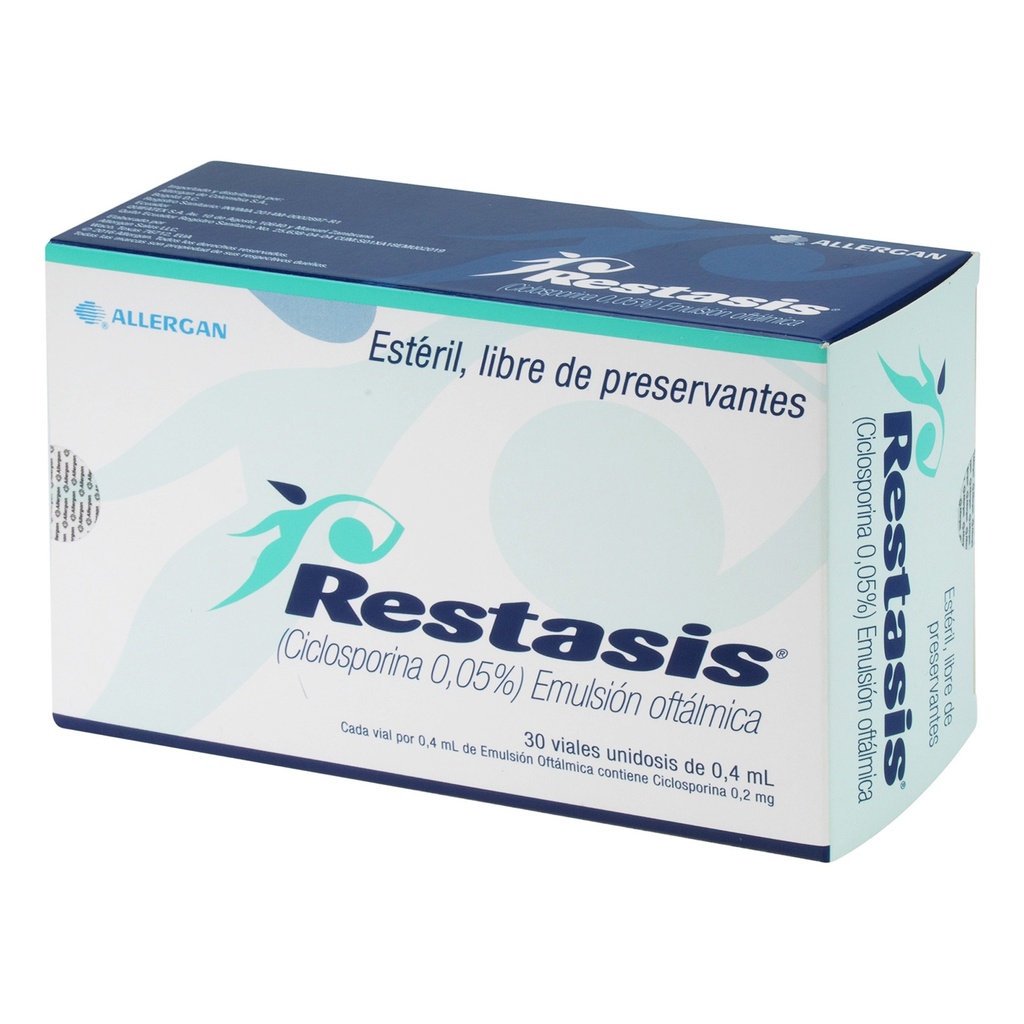 RESTASIS  0,05% EMULSION OFTALMICA X 30 VIALES