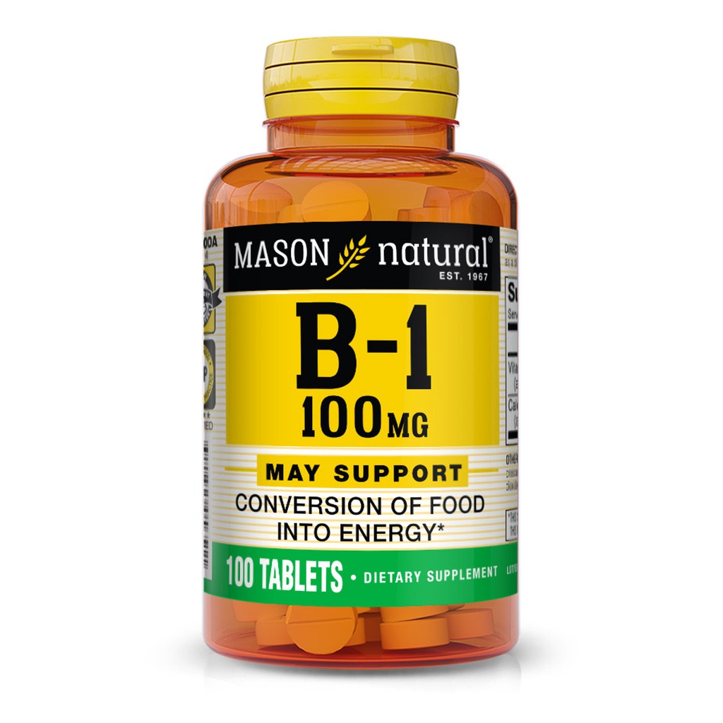 B-1 100MG 100TAB MASON NATURAL