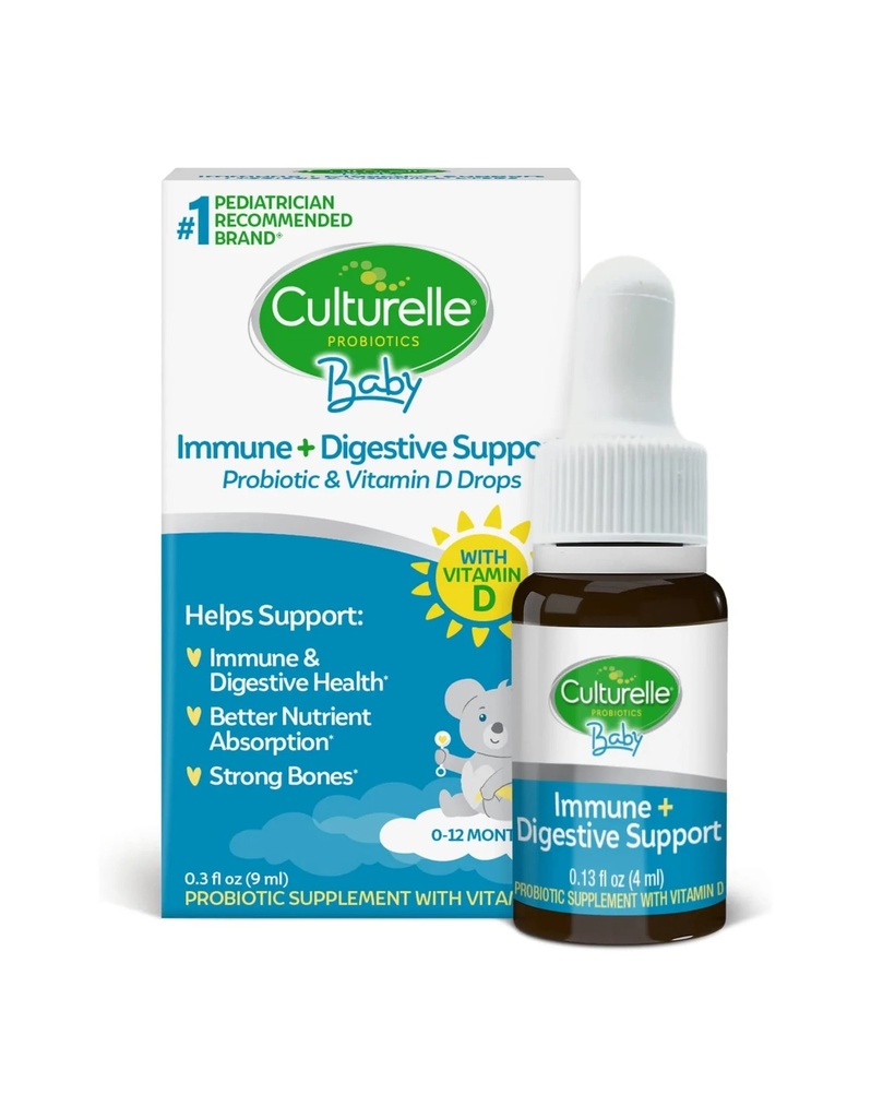CULTURELLE BABY IMMUNE + DIGESTIVE SUPPORT 0-12MONTHS GTS 9ML