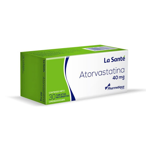 ATORVASTATINA 40MG 30TAB LA SANTE