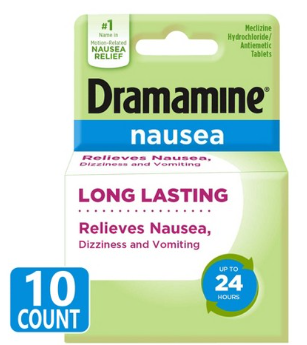 DRAMAMINE NAUSEA LONG LASTING X 10 TAB