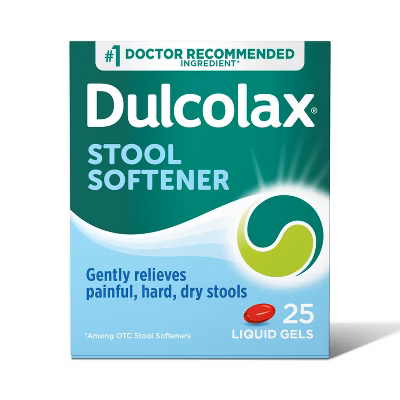 DULCOLAX STOOL SOFTENER LAXATIVE 25 TABLETS