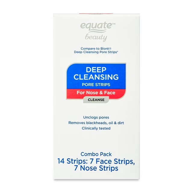 DEEP CLEANSING TIRAS LIMPIADORAS DE POROS PARA NARIZ Y CARA 14UND