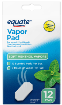 VAPOR PADS REFILLS FOR VAPORIZER X 12 TAB - EQUATE