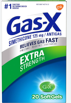 GAS-X EXTRA STRENGTH 125MG X 20 CAPS