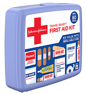 TRAVEL PORTABLE EMERGENCY KIT 80 PC