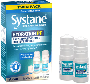 SYSTANE HYDRATION PF TWIN PACK BOTTLES 10ML