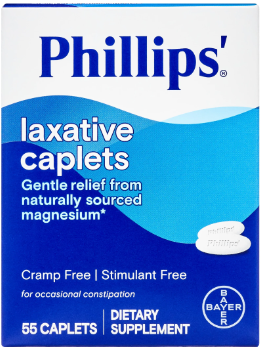 PHILLIPS LAXATIVE X 55 CAPLETS BAYER