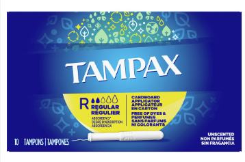 TAMPAX REGULAR X 10 TAMPONES