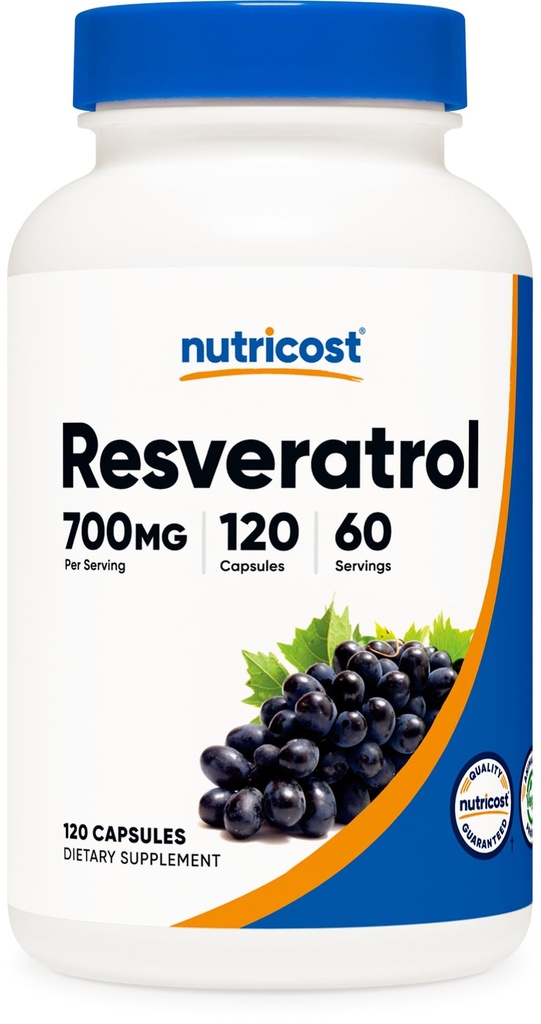 RESVERATROL 700MG X 120 CAPS NUTRICOST