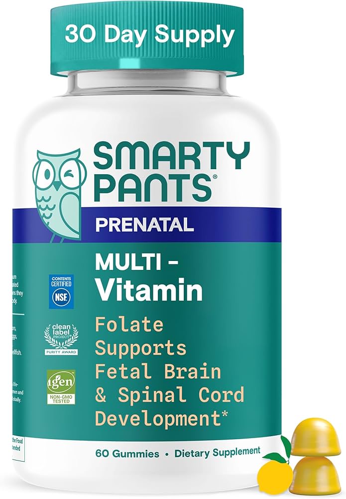 PRENATAL MULTIVITAMIN 60GUMMI SMARTY PANTS
