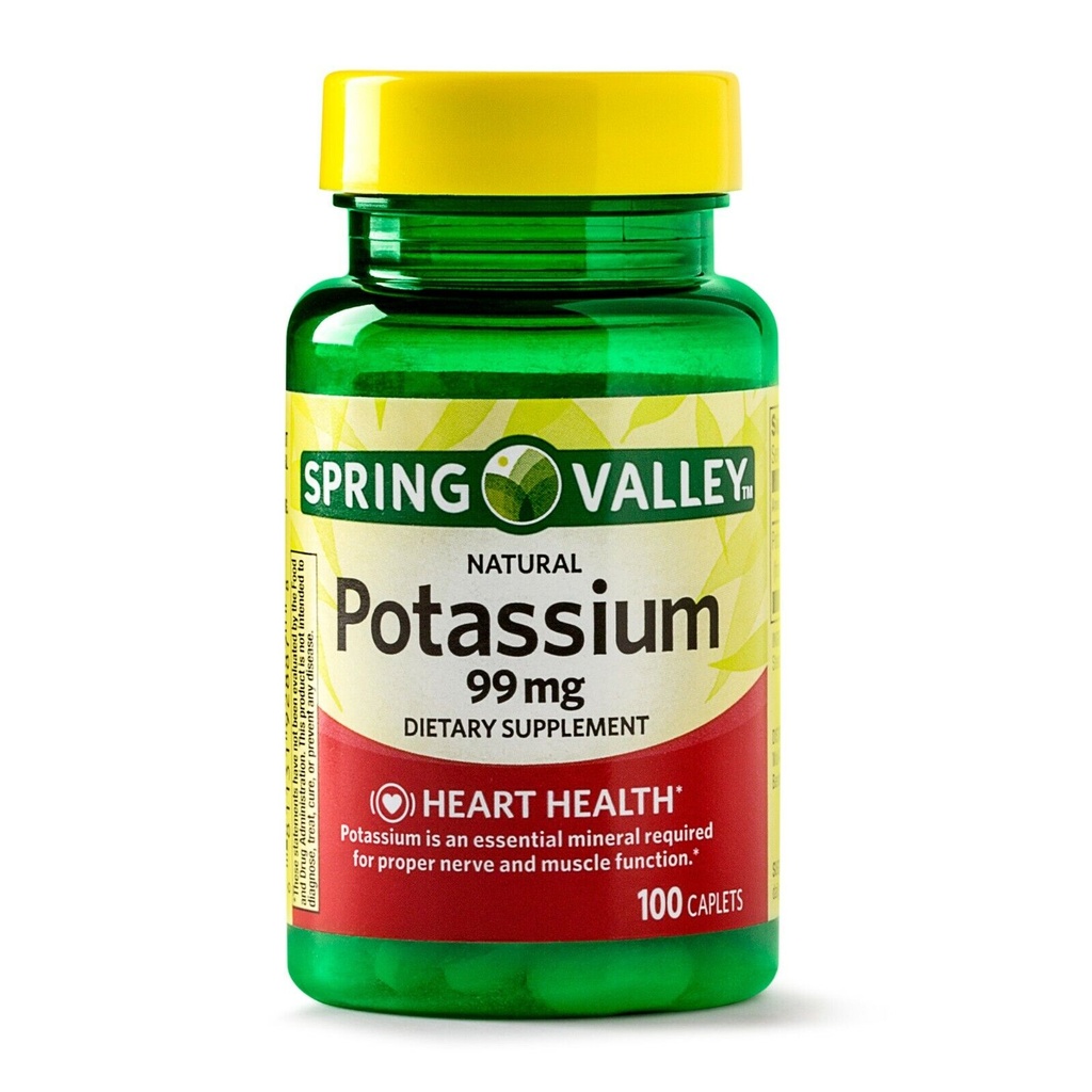 POTASSIUM 99MG 100CAP SPRING VALLEY