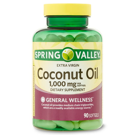 COCONUT OIL 90CAP SPRING VALLEY
