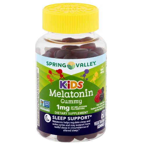 MELATONIN KIDS 1MG 60GUMMIES SPRING VALLEY