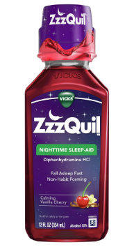ZZZQUIL VICK CHERRY 354ML