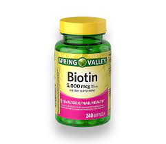 BIOTIN 5.000MG 240CAP - SPRING VALLEY