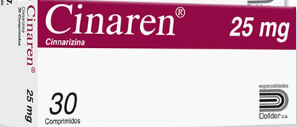 CINAREN 25MG X 30 COMPRIMIDOS