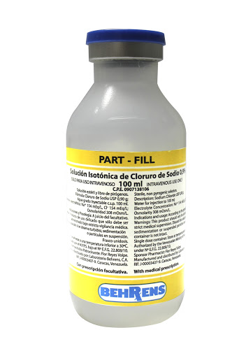 SOLUCIÓN ISOTONICA C.S 0.9% 100ml BEHRENS