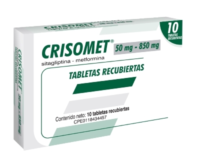 CRISOMET 50MG 850MG 10TAB