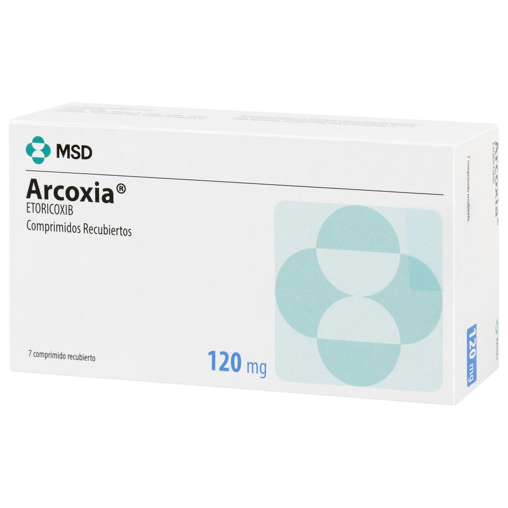 ARCOXIA 120MG 7TAB MSD