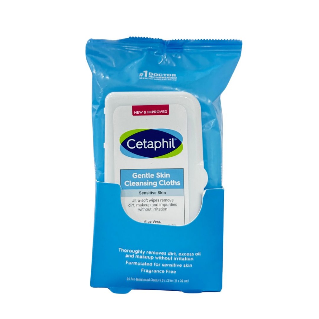 CETAPHIL GENTLE SKIN CLEANSING X 25 CLOTHS
