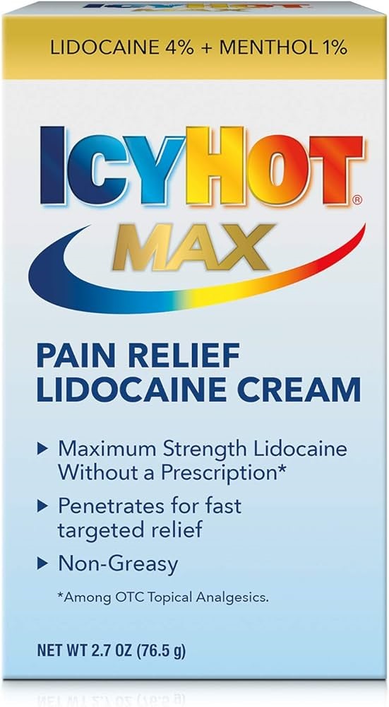 ICY HOT MAX LIDOCAINE CREAM 76,5G