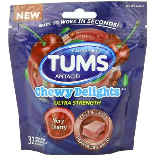 TUMS CHEWY DELIGHTS 32UND