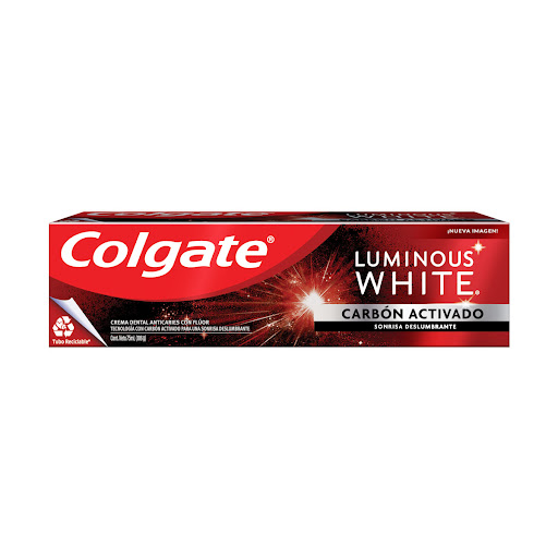 COLGATE LUMINOUS WHITE CARBON ACTIVADO 75ML