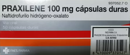 PRAXILENE 100MG X 50 CAPS FAES FARMA