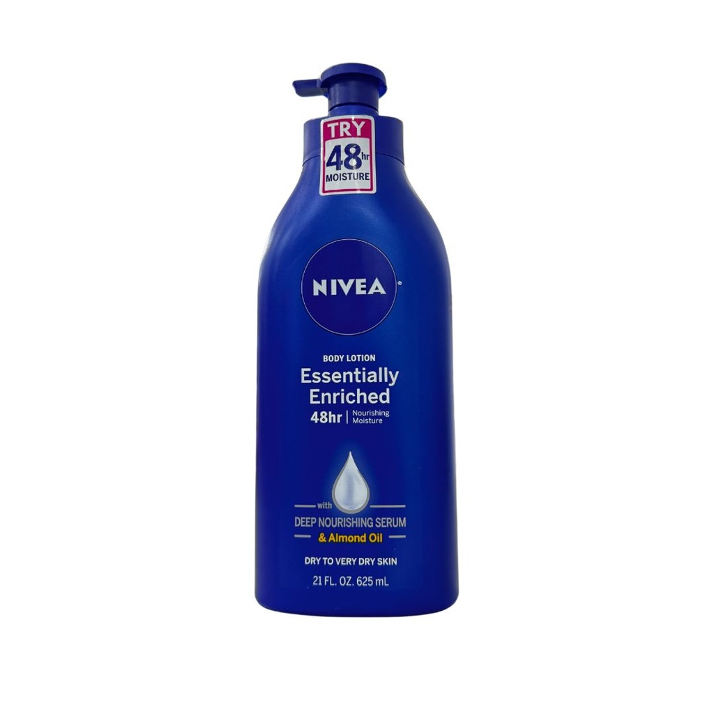 NIVEA BODY LOTION ESSENTIALLY ENRICHED 48HR 625ML