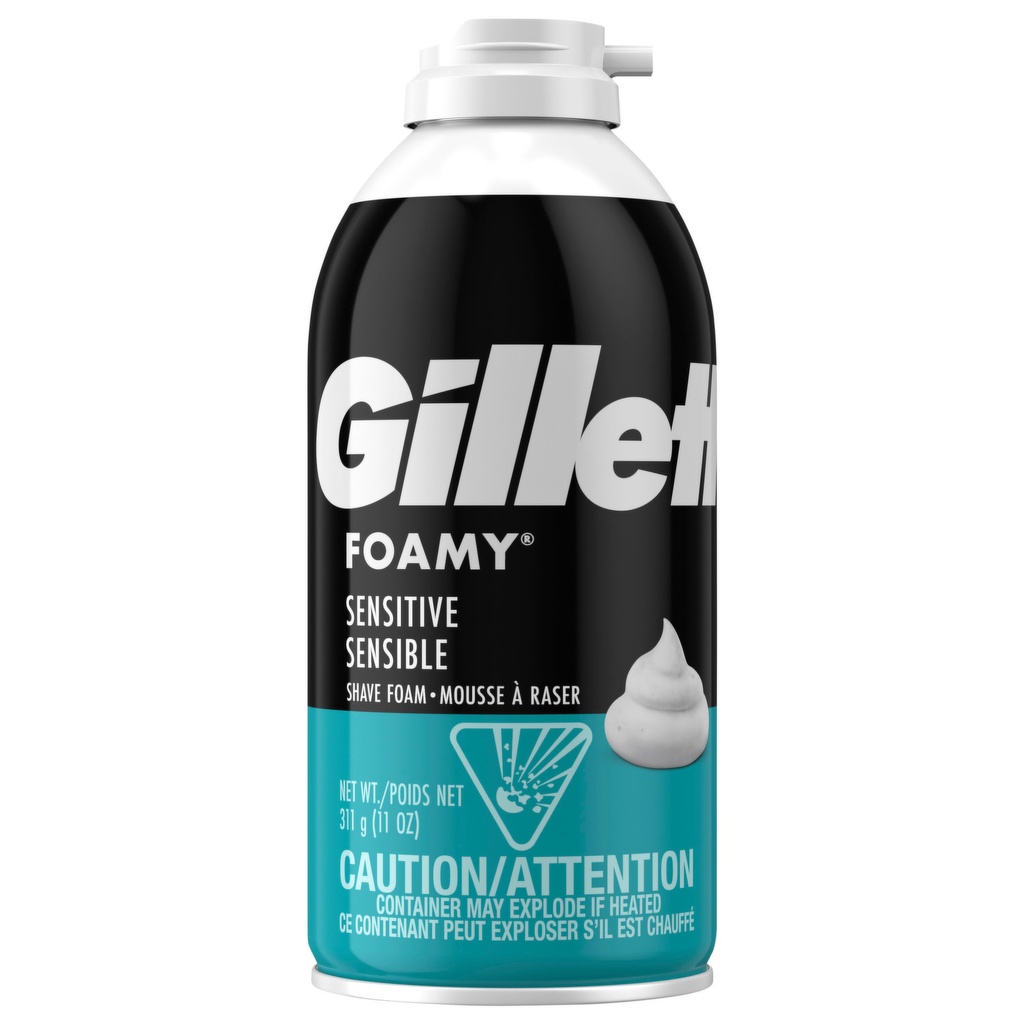GILLETTE SHAVE FOAMY SENSITIVE SENSIBLE 311G