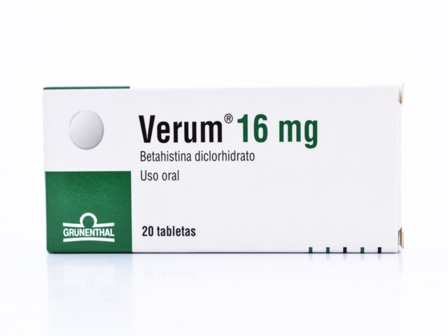 VERUM16 MG X 20 TAB GRUNENTHAL