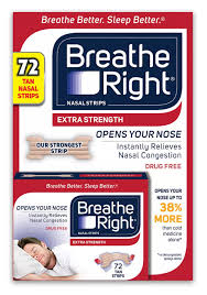 BREATH RIGHT EXTRA STRENGH TAN NASAL X 72 STRIPS