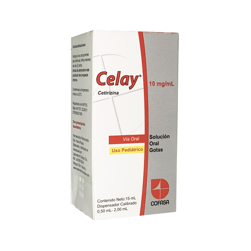 CELAY 10MG/ML GOTAS PED 15ML COFASA